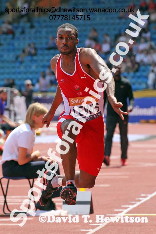 Mens triple jump, Sainsbury's British Champs, Alexander Stadium, Birmingham. Photo: David T. Hewitson/Sprts for All Pics